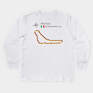 Racing Circuit Monza - Italy Kids Long Sleeve T-Shirt